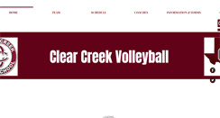 Desktop Screenshot of clearcreekvolleyball.org