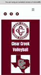 Mobile Screenshot of clearcreekvolleyball.org